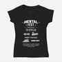 Mental Fest-Womens-V-Neck-Tee-rarpoint