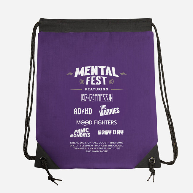 Mental Fest-None-Drawstring-Bag-rarpoint