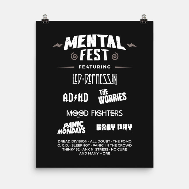 Mental Fest-None-Matte-Poster-rarpoint