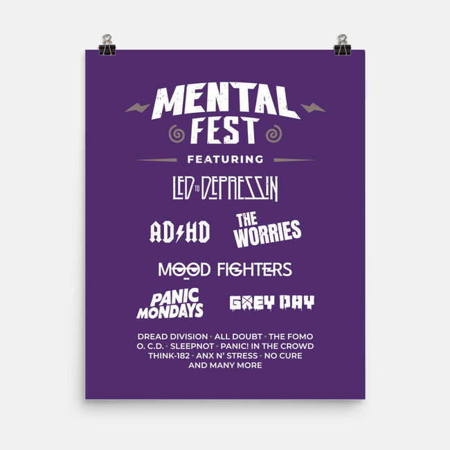 Mental Fest-None-Matte-Poster-rarpoint