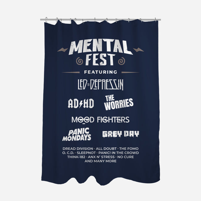 Mental Fest-None-Polyester-Shower Curtain-rarpoint