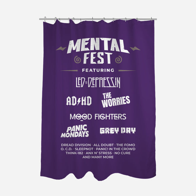 Mental Fest-None-Polyester-Shower Curtain-rarpoint