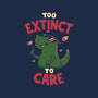 Too Extinct To Care-Mens-Long Sleeved-Tee-rarpoint