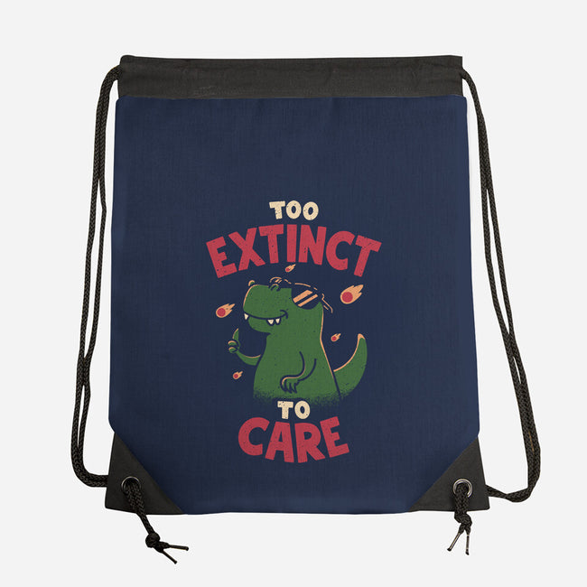 Too Extinct To Care-None-Drawstring-Bag-rarpoint