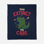 Too Extinct To Care-None-Fleece-Blanket-rarpoint