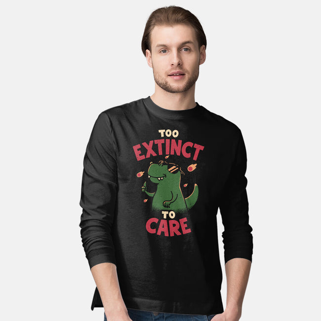 Too Extinct To Care-Mens-Long Sleeved-Tee-rarpoint