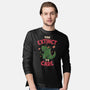Too Extinct To Care-Mens-Long Sleeved-Tee-rarpoint