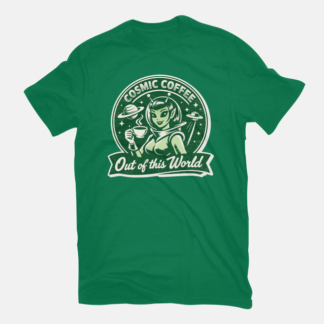 Cosmic Coffee-Womens-Basic-Tee-palmstreet