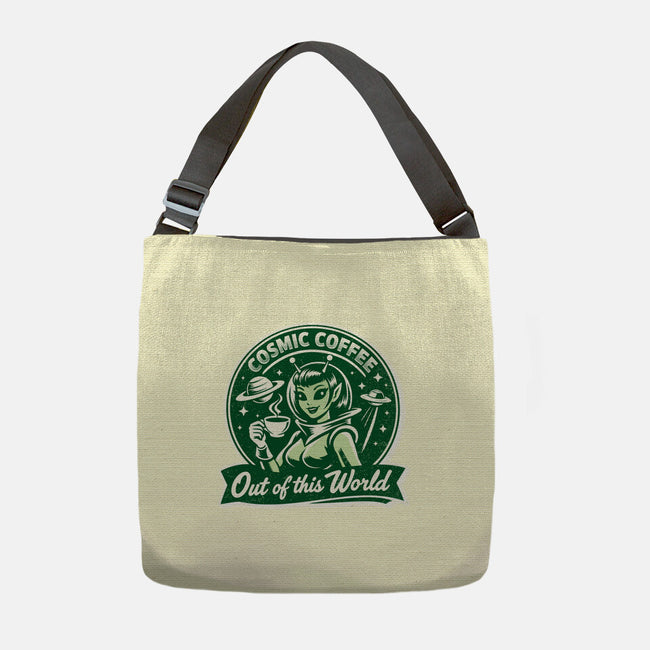 Cosmic Coffee-None-Adjustable Tote-Bag-palmstreet