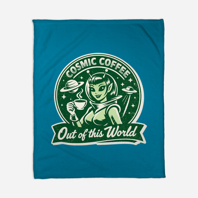 Cosmic Coffee-None-Fleece-Blanket-palmstreet
