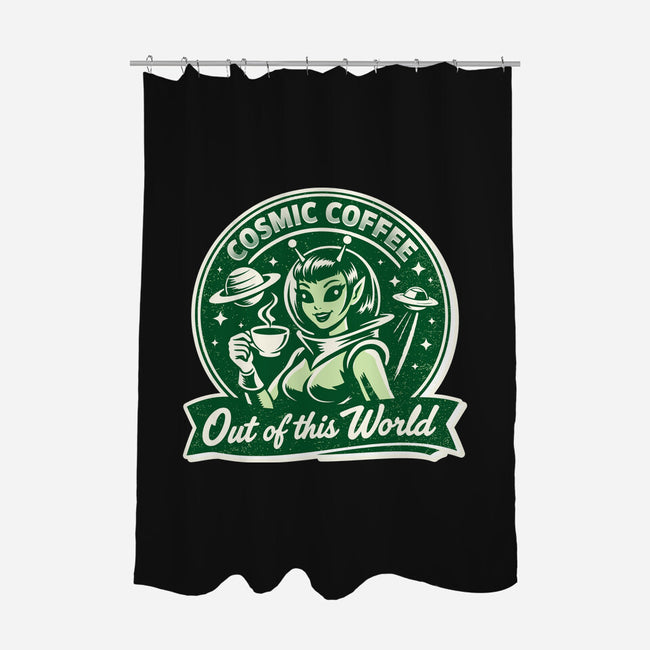 Cosmic Coffee-None-Polyester-Shower Curtain-palmstreet
