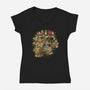 Big Boss Of The Kingdom-Womens-V-Neck-Tee-glitchygorilla