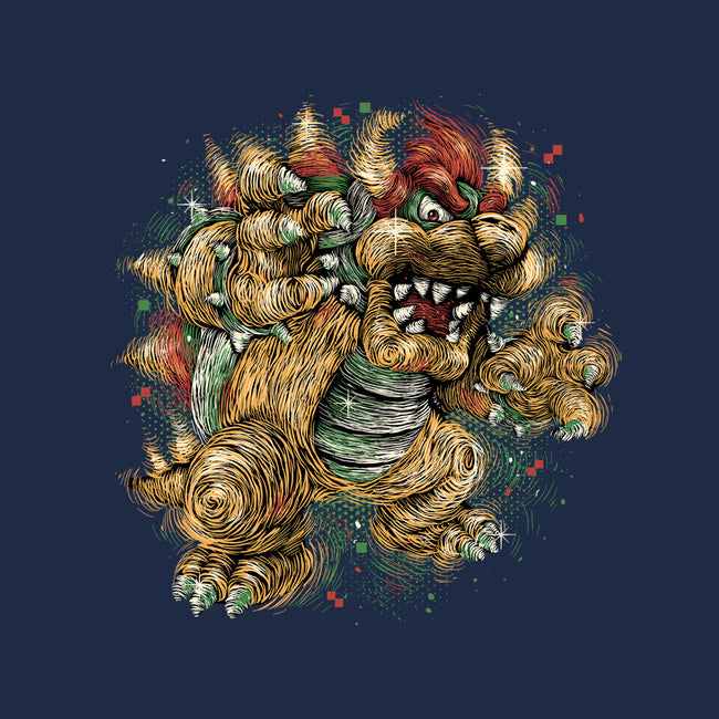 Big Boss Of The Kingdom-Womens-Racerback-Tank-glitchygorilla