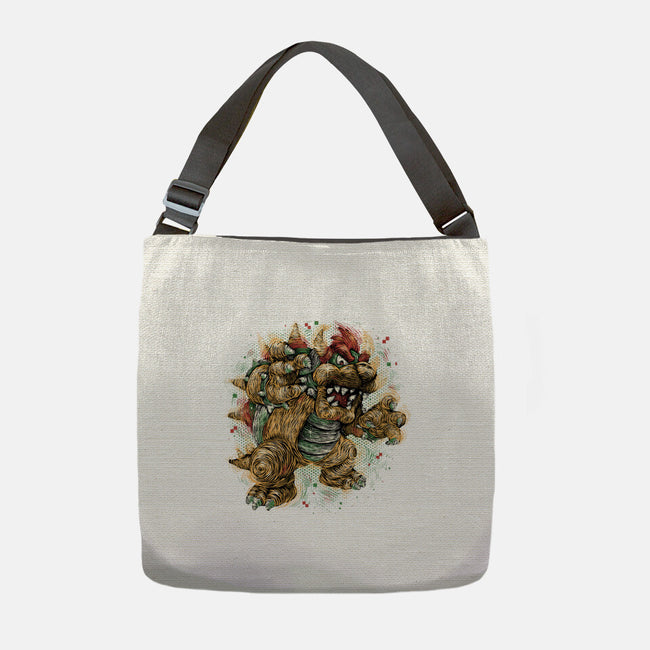 Big Boss Of The Kingdom-None-Adjustable Tote-Bag-glitchygorilla