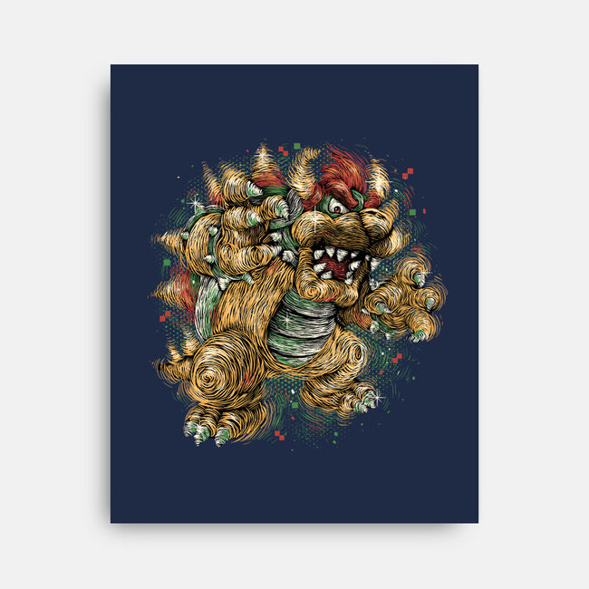 Big Boss Of The Kingdom-None-Stretched-Canvas-glitchygorilla