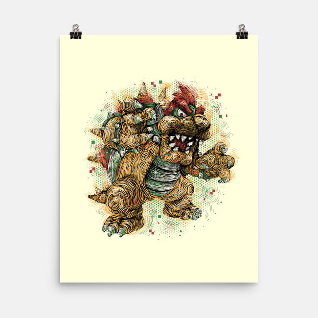 Big Boss Of The Kingdom-None-Matte-Poster-glitchygorilla