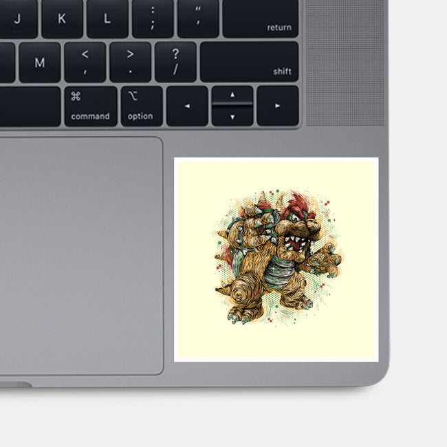 Big Boss Of The Kingdom-None-Glossy-Sticker-glitchygorilla