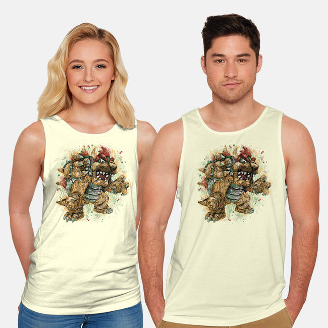 Big Boss Of The Kingdom-Unisex-Basic-Tank-glitchygorilla