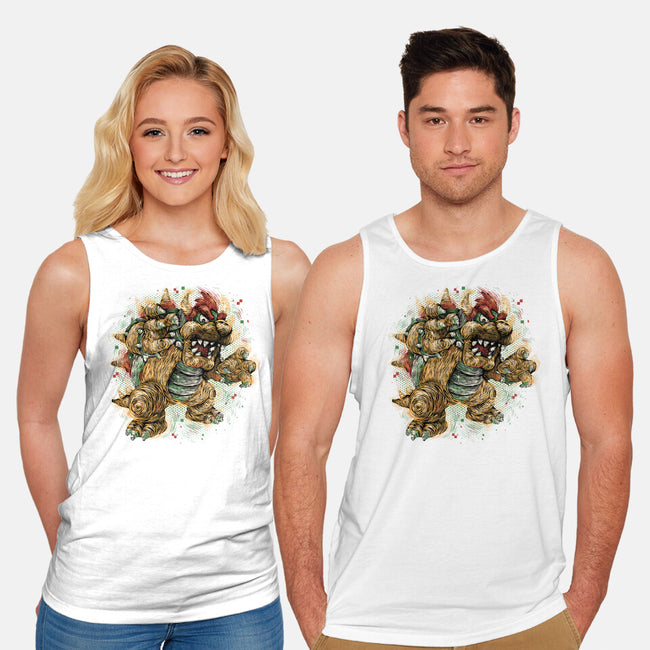 Big Boss Of The Kingdom-Unisex-Basic-Tank-glitchygorilla