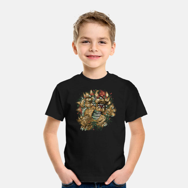 Big Boss Of The Kingdom-Youth-Basic-Tee-glitchygorilla