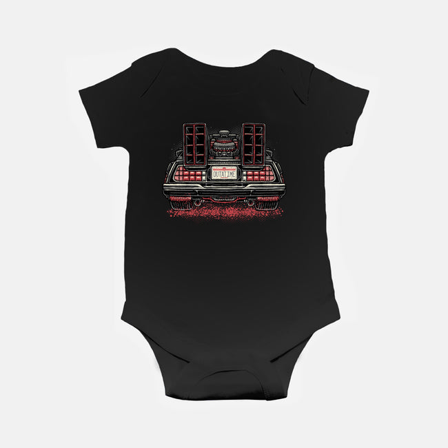 Eighties Time Machine-Baby-Basic-Onesie-glitchygorilla