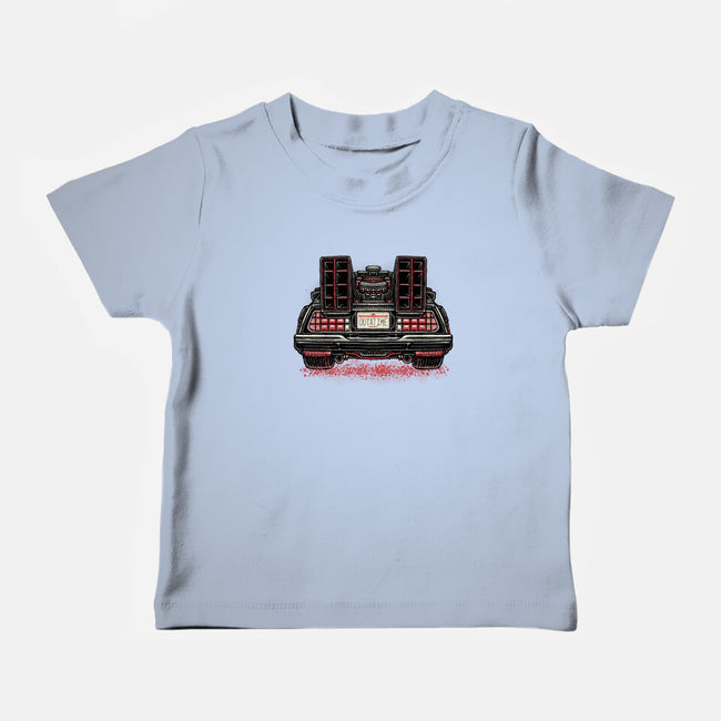 Eighties Time Machine-Baby-Basic-Tee-glitchygorilla