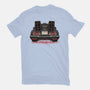 Eighties Time Machine-Womens-Basic-Tee-glitchygorilla