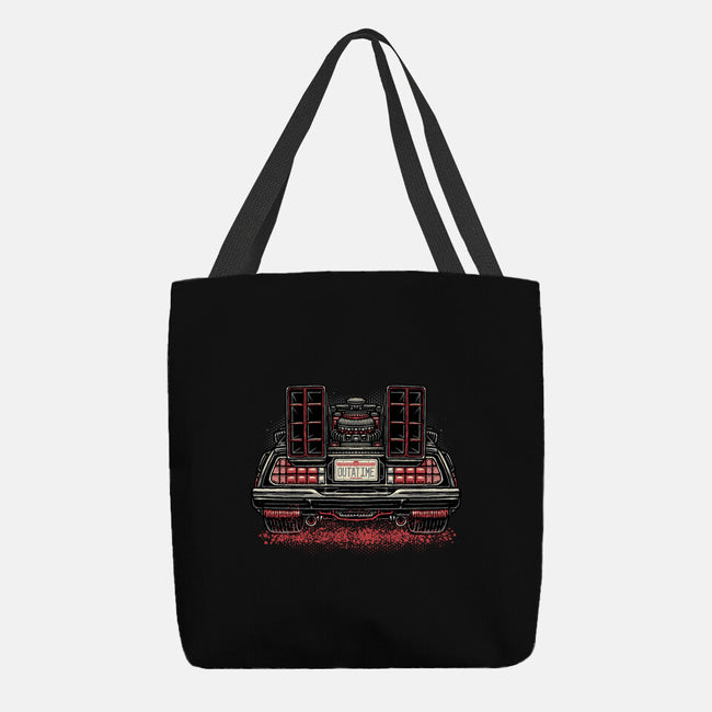 Eighties Time Machine-None-Basic Tote-Bag-glitchygorilla