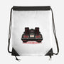 Eighties Time Machine-None-Drawstring-Bag-glitchygorilla