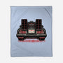Eighties Time Machine-None-Fleece-Blanket-glitchygorilla