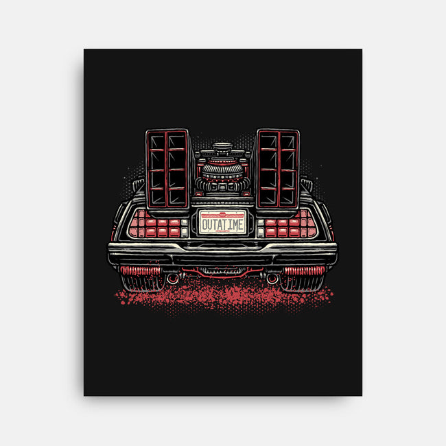 Eighties Time Machine-None-Stretched-Canvas-glitchygorilla