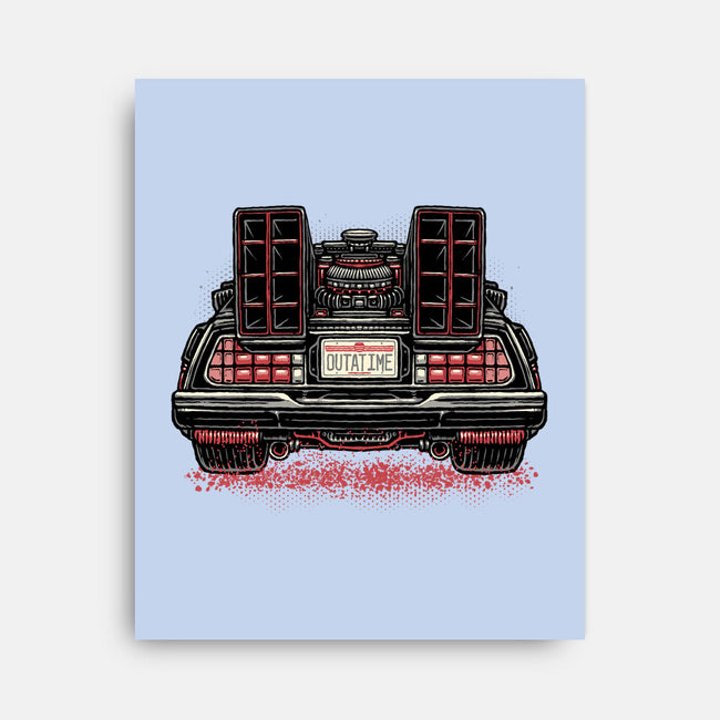 Eighties Time Machine-None-Stretched-Canvas-glitchygorilla