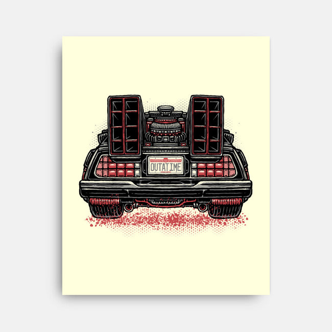 Eighties Time Machine-None-Stretched-Canvas-glitchygorilla