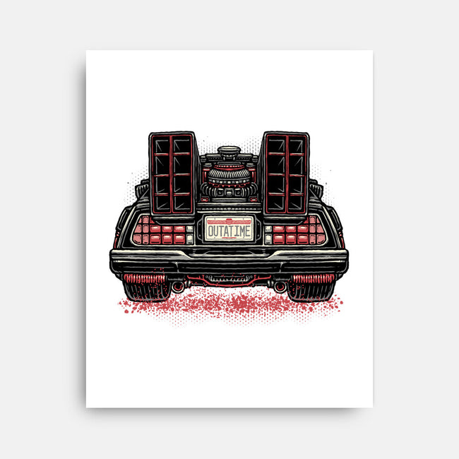Eighties Time Machine-None-Stretched-Canvas-glitchygorilla