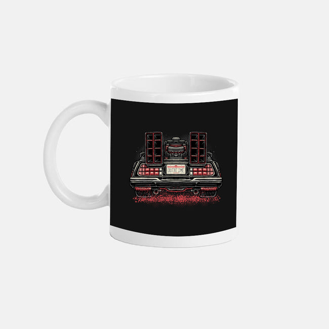 Eighties Time Machine-None-Mug-Drinkware-glitchygorilla