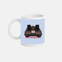 Eighties Time Machine-None-Mug-Drinkware-glitchygorilla