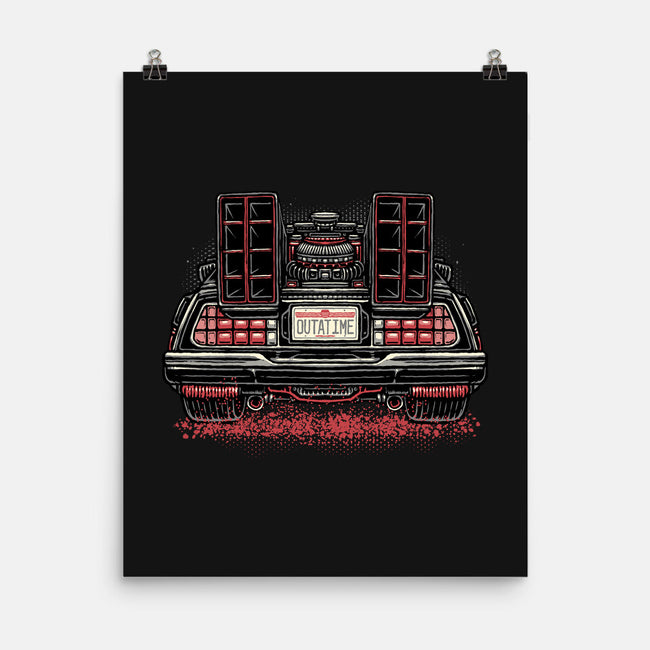 Eighties Time Machine-None-Matte-Poster-glitchygorilla