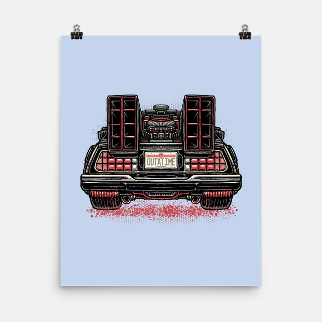 Eighties Time Machine-None-Matte-Poster-glitchygorilla