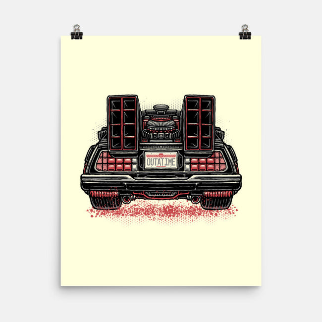 Eighties Time Machine-None-Matte-Poster-glitchygorilla