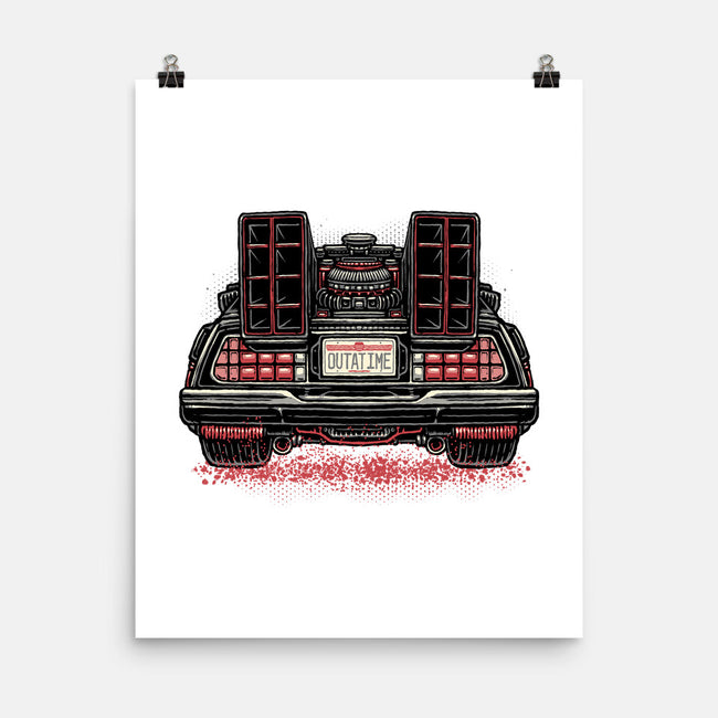 Eighties Time Machine-None-Matte-Poster-glitchygorilla