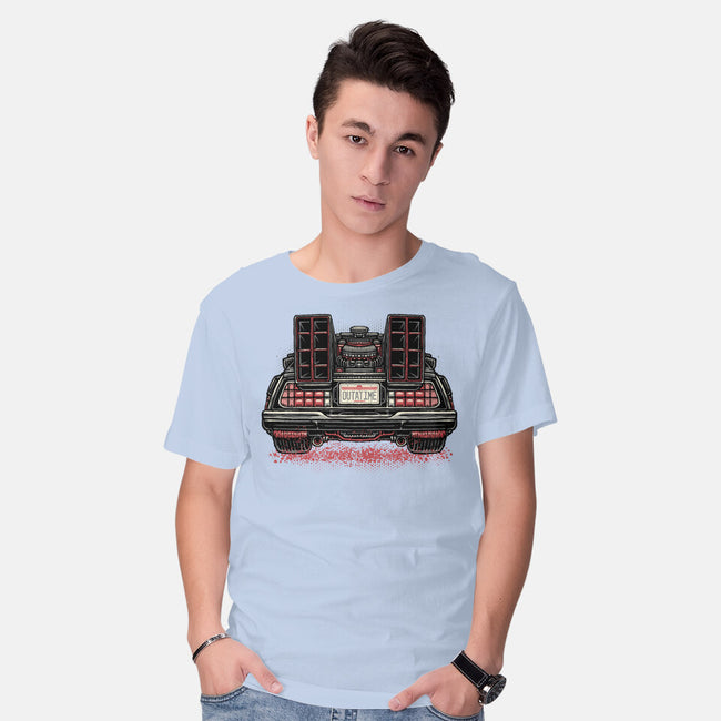 Eighties Time Machine-Mens-Basic-Tee-glitchygorilla