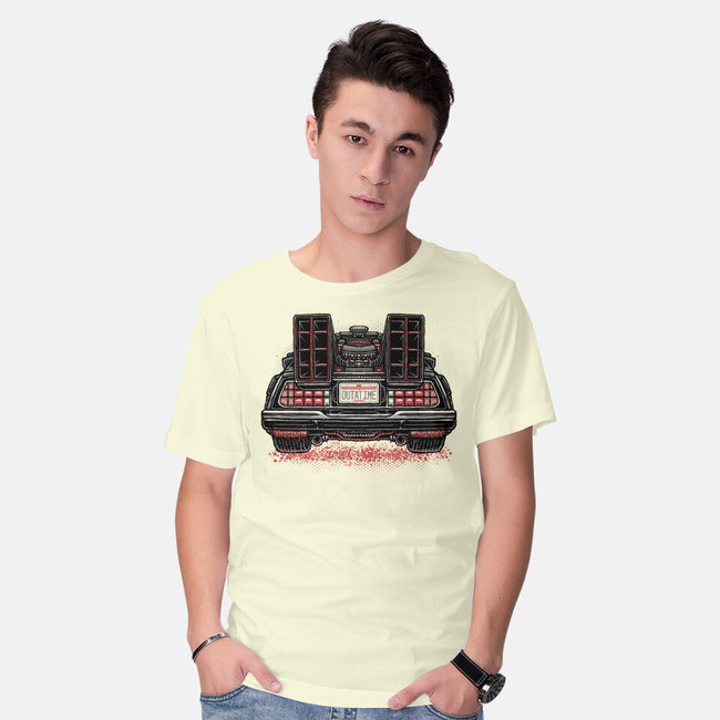 Eighties Time Machine-Mens-Basic-Tee-glitchygorilla