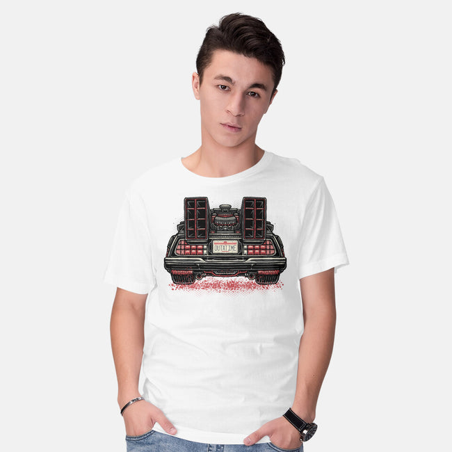 Eighties Time Machine-Mens-Basic-Tee-glitchygorilla