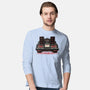 Eighties Time Machine-Mens-Long Sleeved-Tee-glitchygorilla