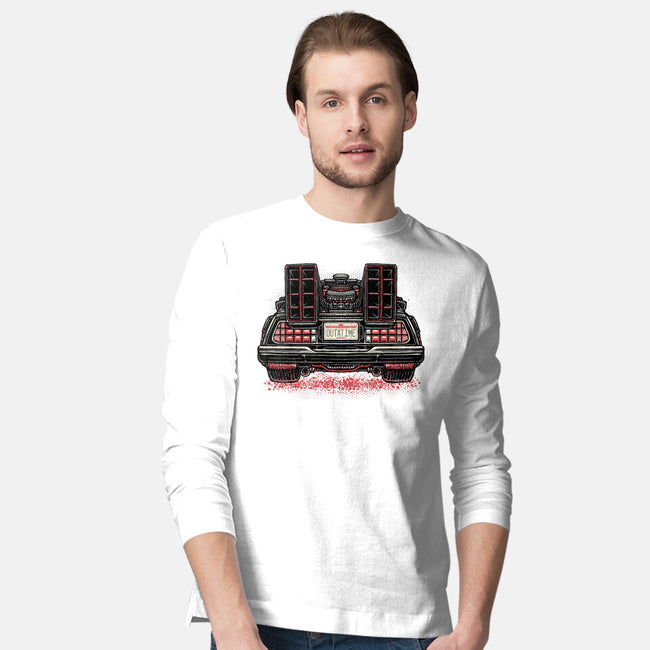 Eighties Time Machine-Mens-Long Sleeved-Tee-glitchygorilla