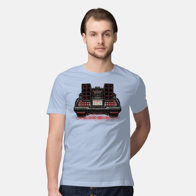 Eighties Time Machine-Mens-Premium-Tee-glitchygorilla