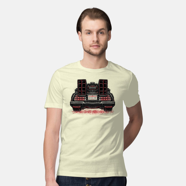 Eighties Time Machine-Mens-Premium-Tee-glitchygorilla