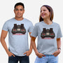 Eighties Time Machine-Unisex-Basic-Tee-glitchygorilla