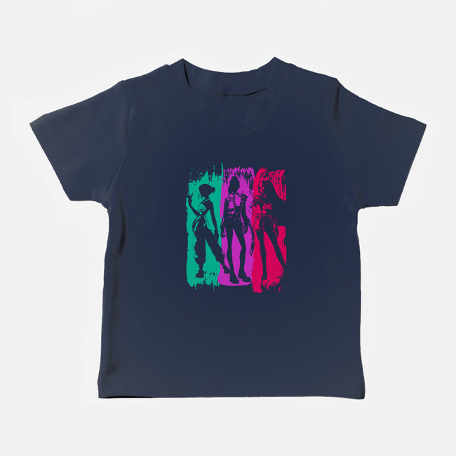 Demon Hunters Brushstrokes-Baby-Basic-Tee-DrMonekers