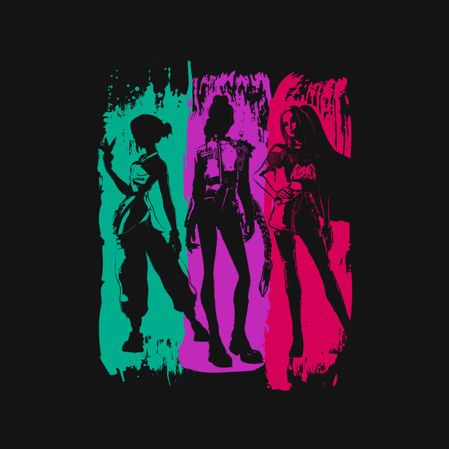Demon Hunters Brushstrokes-None-Fleece-Blanket-DrMonekers